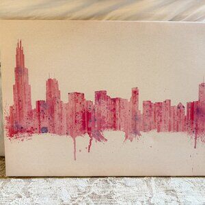 Chicago canvas wall art